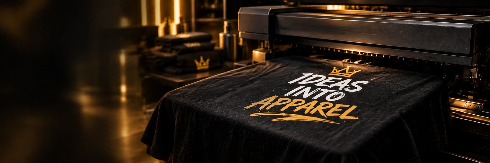 High-quality DTF printing in progress